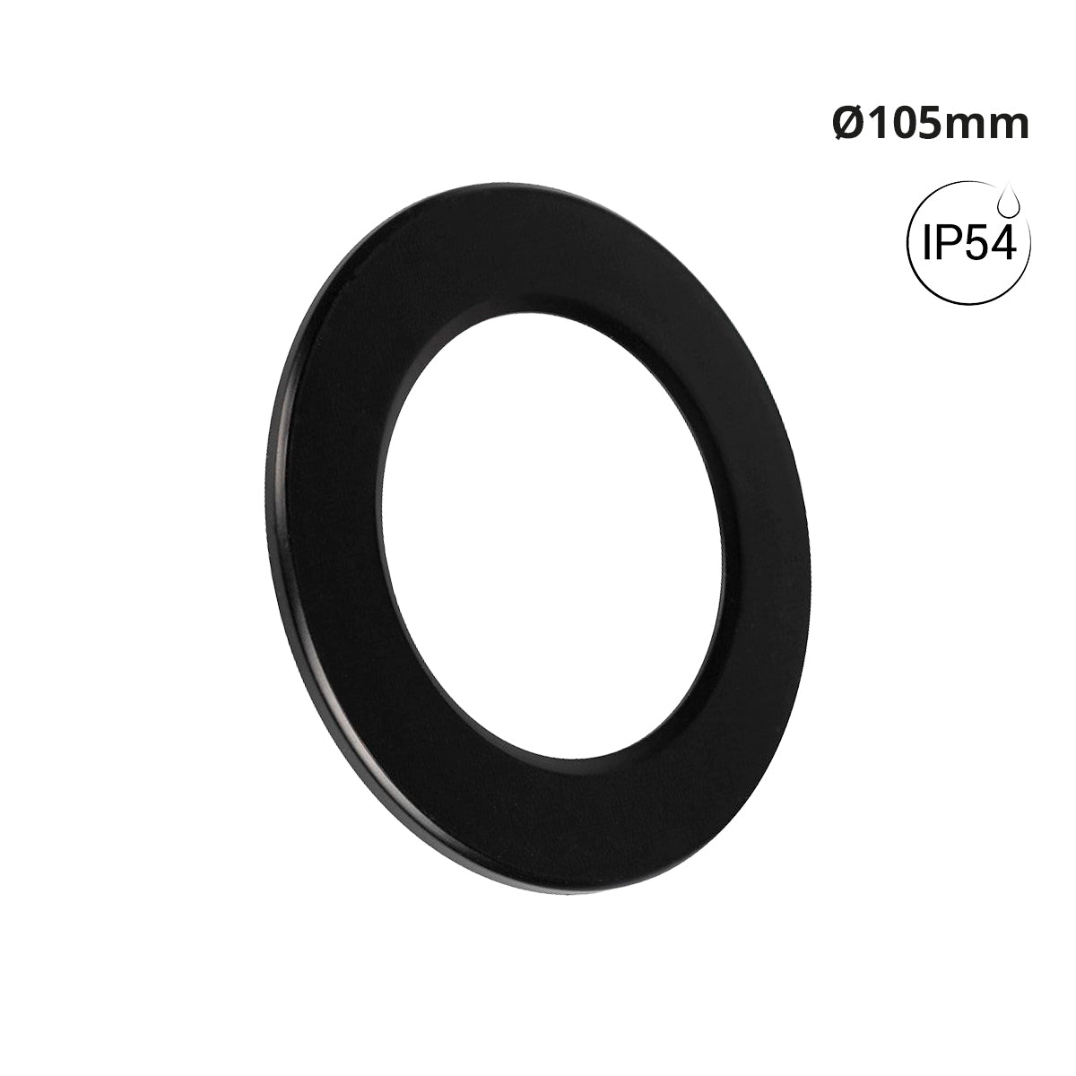 Aro empotrable para downlight BD35 - Negro - IP54