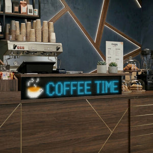 Display LED flexible programable - 89 x 19 cm - USB + Bluetooth + mando a distancia (3)