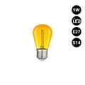 LED Filament Bulb - S14 E27 - 1W - Colored Glass 2