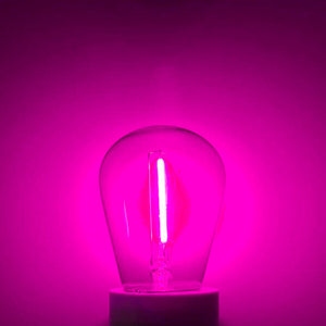 Bombilla LED Filamento - S14 E27 - 1W - Cristal de colores (20)