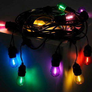 Bombilla LED Filamento - S14 E27 - 1W - Cristal de colores - Barcelona Led-Iluminación