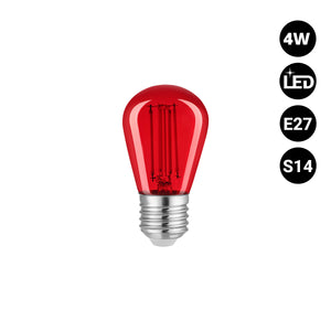 Bombilla LED Filamento - S14 E27 - 4W - Cristal de colores (11)