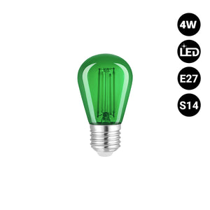 Bombilla LED Filamento - S14 E27 - 4W - Cristal de colores (22)