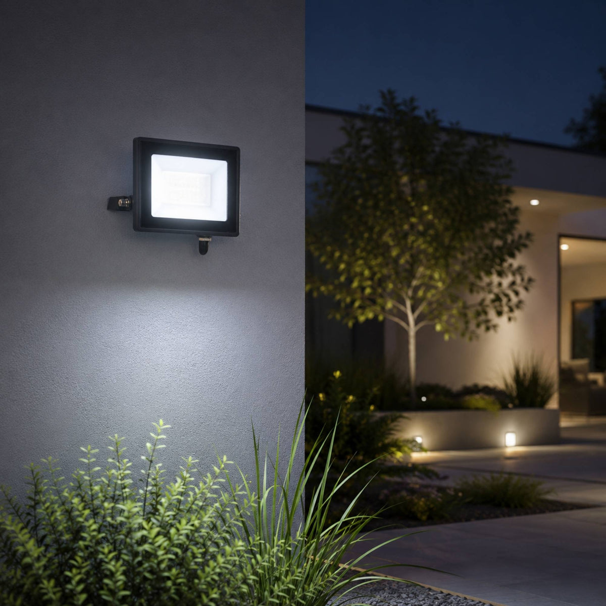 Proyector LED de exterior - RGBCW - 20W - mando a distancia IR - IP65 (1)