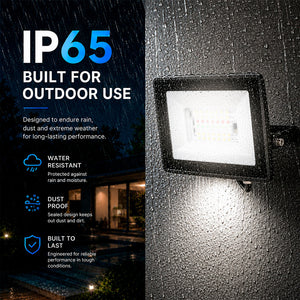 Proyector LED de exterior - RGBCW - 20W - mando a distancia IR - IP65 (7)