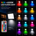 Projecteur LED extérieur - RGBCW - 30 W - Télécommande infrarouge - IP65 2