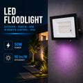 Projecteur LED extérieur - RGBCW - 50 W - Télécommande infrarouge - IP65 3