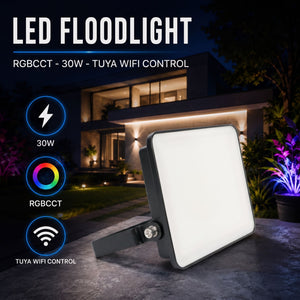 Proyector LED de exterior - RGBCCT - 30W - control WIFI/TUYA APP - IP65 (3)