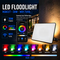 Outdoor LED Floodlight - RGBCCT - 30W - WIFI/TUYA APP control - IP65 5
