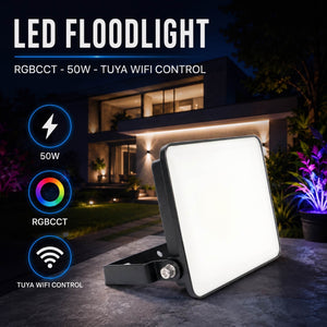 Proyector LED de exterior - RGBCCT - 50W - control WIFI/TUYA APP - IP65 (3)
