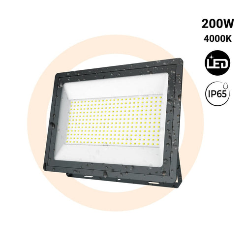 LED-Außenstrahler – Slim – 200 W – 18.000 lm – IP65