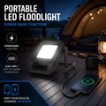 Lampe de travail LED portable avec batterie - USB + USB-C - 10 W - 6500 K - IP54 5