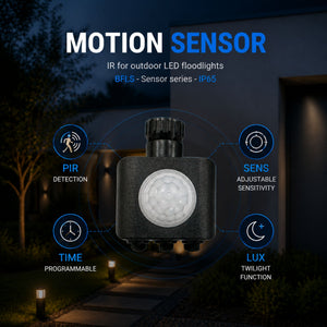 Sensor de movimiento PIR para proyectores LED de exterior BFLS - Sensor series - IP65 (5)
