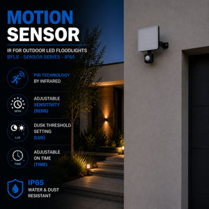 Sensor de movimiento PIR para proyectores LED de exterior BFLS - Sensor series - IP65 (7)