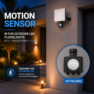 Sensor de movimiento PIR para proyectores LED de exterior BFLS - Sensor series - IP65 (10)