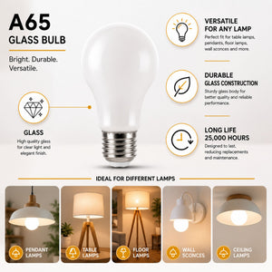 Bombilla LED decorativa "Milky" - E27 A65 - 10W - 3000K - 1200lm (1)