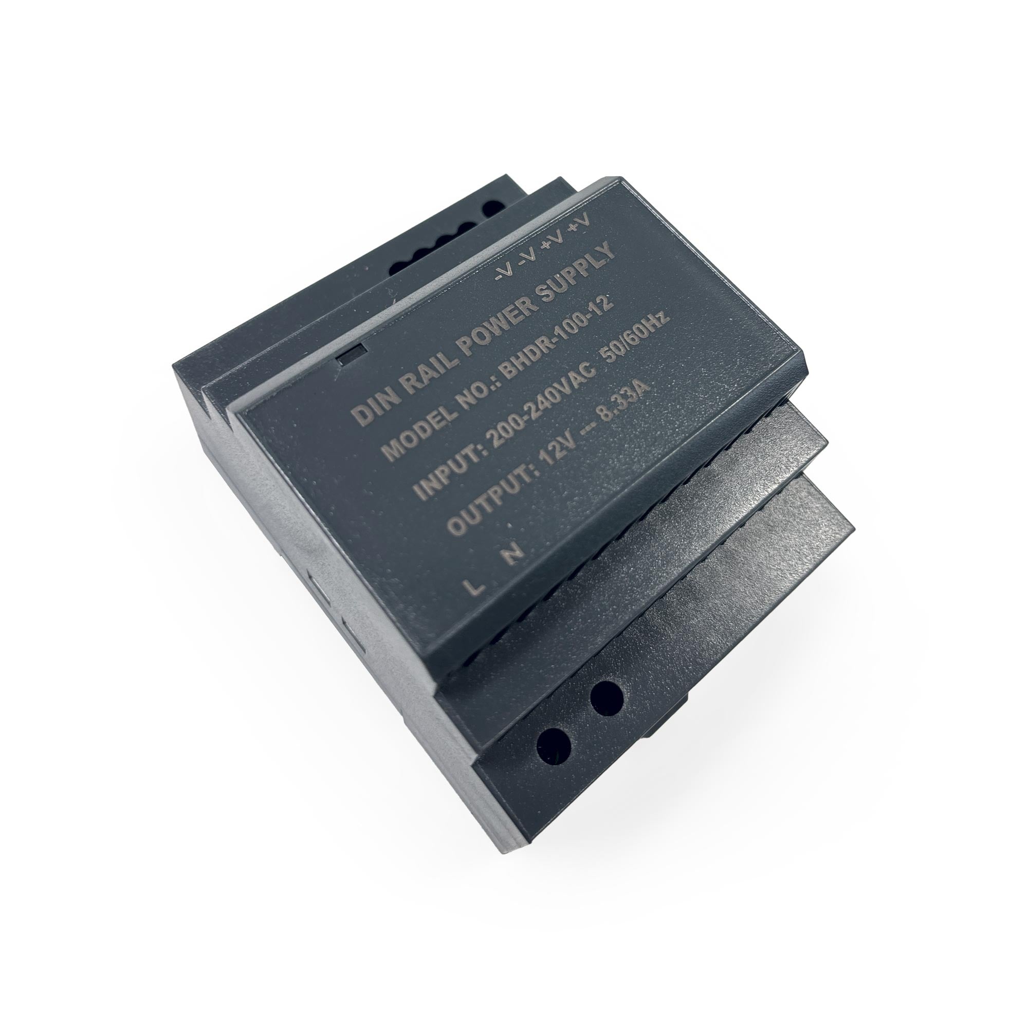 Fuente de alimentación para carril DIN TS35 - 100W - 12V - 8.33A (1)
