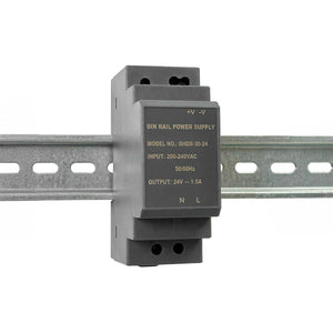 Fuente de alimentación para carril DIN TS35 - 30W - 24V - 1.25A - Barcelona Led-Material eléctrico