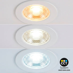 Downlight LED "Avalor" empotrable - TRIAC dimmable - 5.5W - CCT - Corte Ø 70mm - IP65 - Barcelona Led-Iluminación