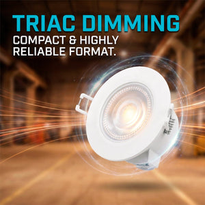 Downlight LED "Avalor" empotrable - TRIAC dimmable - 5.5W - CCT - Corte Ø 70mm - IP65 - Barcelona Led-Iluminación
