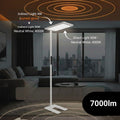 Office Floor Lamp - 50W + 50W + 4W - 4000K - Low UGR 4