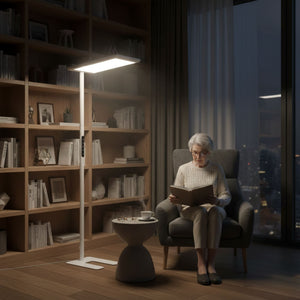 Lámpara de pie para oficina - 50W + 50W + 4W - 4000K - Bajo UGR (13)