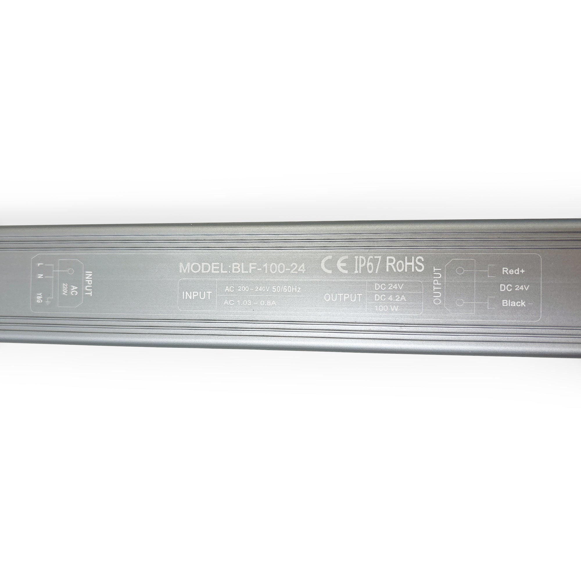 Fuente de alimentación estanca Slim 100W - 24V - 4.1A - IP67 (1)