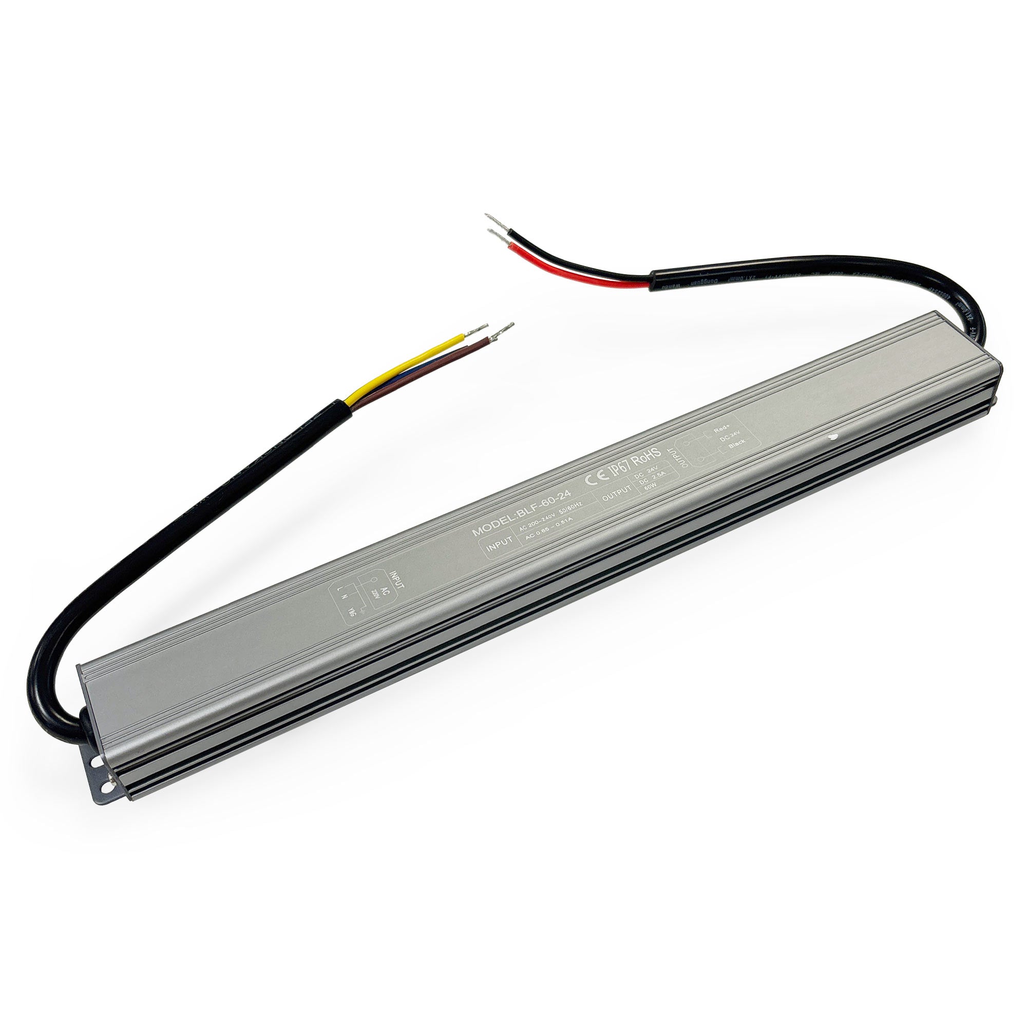 Fuente de alimentación estanca Slim 60W - 24V - 2.5A - IP67