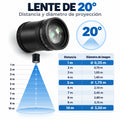 Proiettore di logo GOBO a LED rotante da 150 W per uso esterno - Ottica a 20° - IP65 2