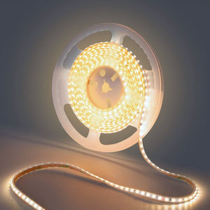 Tira LED 220V AC - Monocolor - 8W/m - 6.5mm - IP44 - 5 metros - 120ch/m - Barcelona Led-