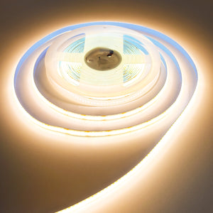 Tira LED COB 12V DC monocolor - 10W/m - 8mm - CRI90 - IP20 - 5 metros (2)