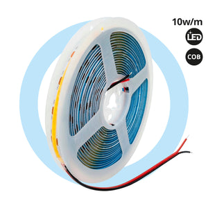 Tira LED COB 12V DC monocolor - 10W/m - 8mm - CRI90 - IP20 - 5 metros (7)