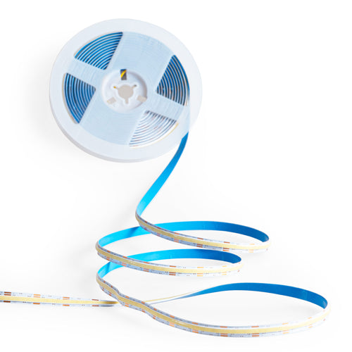 Fita de LED COB Dual white - 24V DC - 14W/m - 8mm - 600 LEDs/m - IP20 - 5 metros