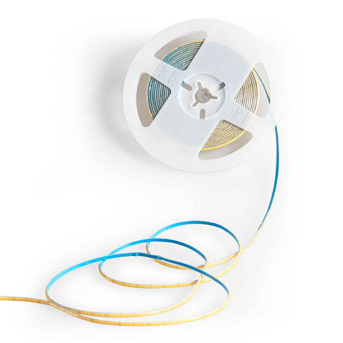 Fita LED COB monocolor - 24 V DC - 8 W/m - 3 mm - 400 LED/m - IP20 - 5 metros