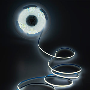 Tira LED COB monocolor - 24V DC - 8W/m - 3mm - 400 LED/m - IP20 - 5 metros (24)