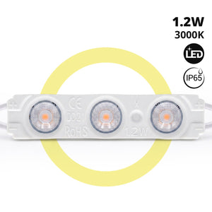 Módulo LED monocolor para rótulos - 1.2W - 12V - 160° - IP65 - Barcelona Led-Signage