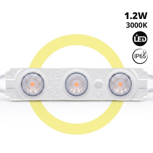 Monochromatisches LED-Modul für Schilder – 1,2 W – 12 V – 160° – IP65