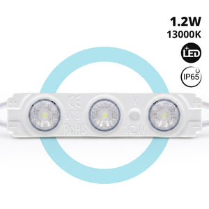 Módulo LED monocolor para rótulos - 1.2W - 12V - 160° - IP65 (4)