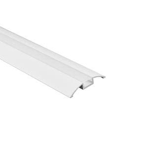 Perfil de aluminio para tira LED - Media luna - Kit completo - 58x9mm - 2 metros