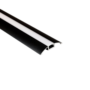Perfil de aluminio para tira LED - Media luna - Kit completo - 58x9mm - 2 metros (6)