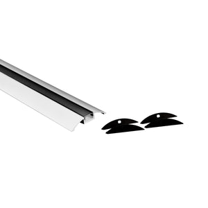 Perfil de aluminio para tira LED - Media luna - Kit completo - 58x9mm - 2 metros (16)