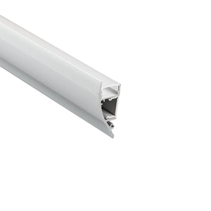Perfil de aluminio para tira LED - Bañador de pared - Kit completo - 18x44mm - 2 metros