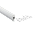 Aluminum profile for LED strip - Wallwasher - Complete kit - 18x44mm - 2 meters 2