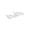 Aluminum profile for LED strip - Wallwasher - Complete kit - 18x44mm - 2 meters 3