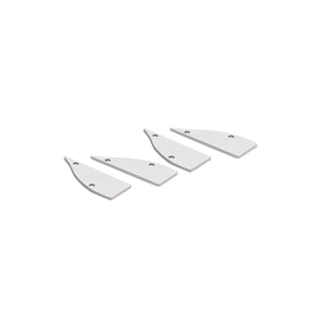 Perfil de aluminio para tira LED - Bañador de pared - Kit completo - 18x44mm - 2 metros - Barcelona Led-Accesorios