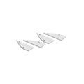 Perfil de aluminio para tira LED - Bañador de pared - Kit completo - 18x44mm - 2 metros 3