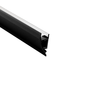 Perfil de aluminio para tira LED - Bañador de pared - Kit completo - 18x44mm - 2 metros (3)