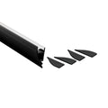 Perfil de aluminio para tira LED - Bañador de pared - Kit completo - 18x44mm - 2 metros 5