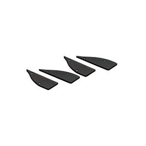 Perfil de aluminio para tira LED - Bañador de pared - Kit completo - 18x44mm - 2 metros - Barcelona Led-Accesorios