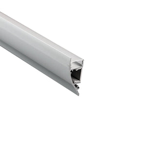 Perfil de aluminio para tira LED - Bañador de pared - Kit completo - 18x44mm - 2 metros - Barcelona Led-Accesorios